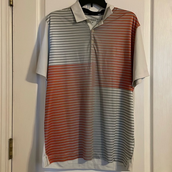 Nike Men’s Golf Polo Style Dri Fit Shirt Sz M - Picture 1 of 5